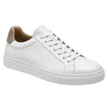 Premium Leather Low-Top Trainers – Pure White | Asvingtton