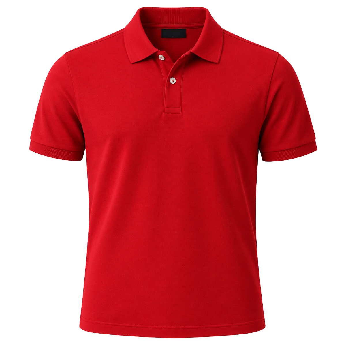 Premium Cotton Piqué Polo Shirt – Signature Red | Asvingtton