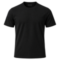 Premium Cotton Crew-Neck T-Shirt – Jet Black | Asvingtton